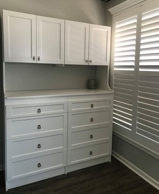 Home Office Custom Storage Solutions with ample drawer space - Lake Charles La - ShelveIt